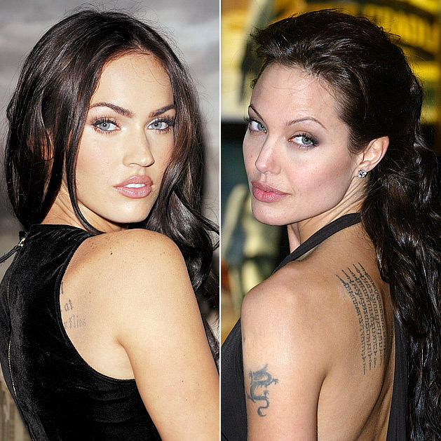 megan fox dark hair. Megan Fox Before And After